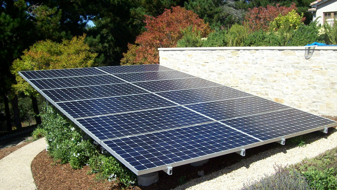 Residential ground mount solar