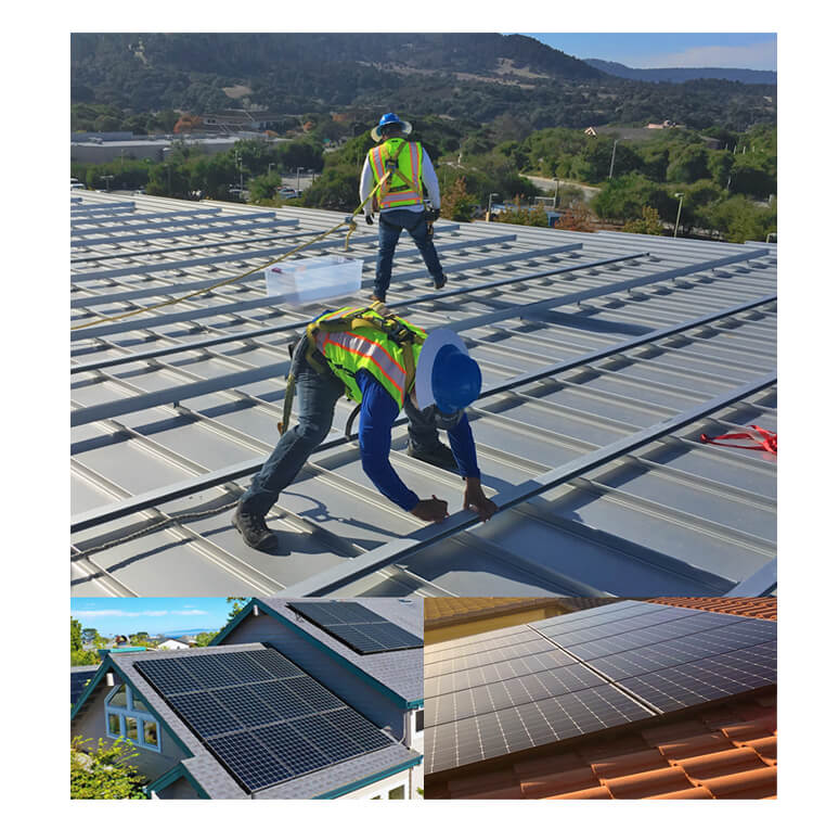 residential solar house